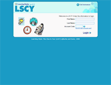 Tablet Screenshot of lscy.learningstyles.net